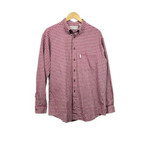ROUNDTREE & YORKE Outfitters Men's Long Sleeve Button Down Shirt Size Large